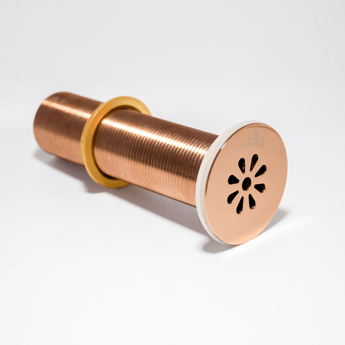 Premium Full Brass Wash Basin Drain Waste Coupling with Full Thread Design | Long-Lasting Grid Strainer for Efficient Drainage - D&B Bathware