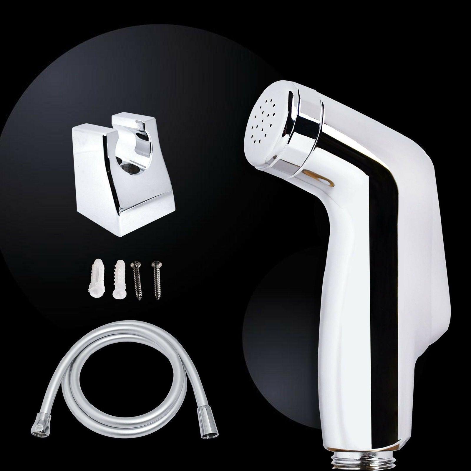 Abs Chrome Toilet Spray Hygiene Faucet with Hose and Holder Faucet Set - D&B Bathware