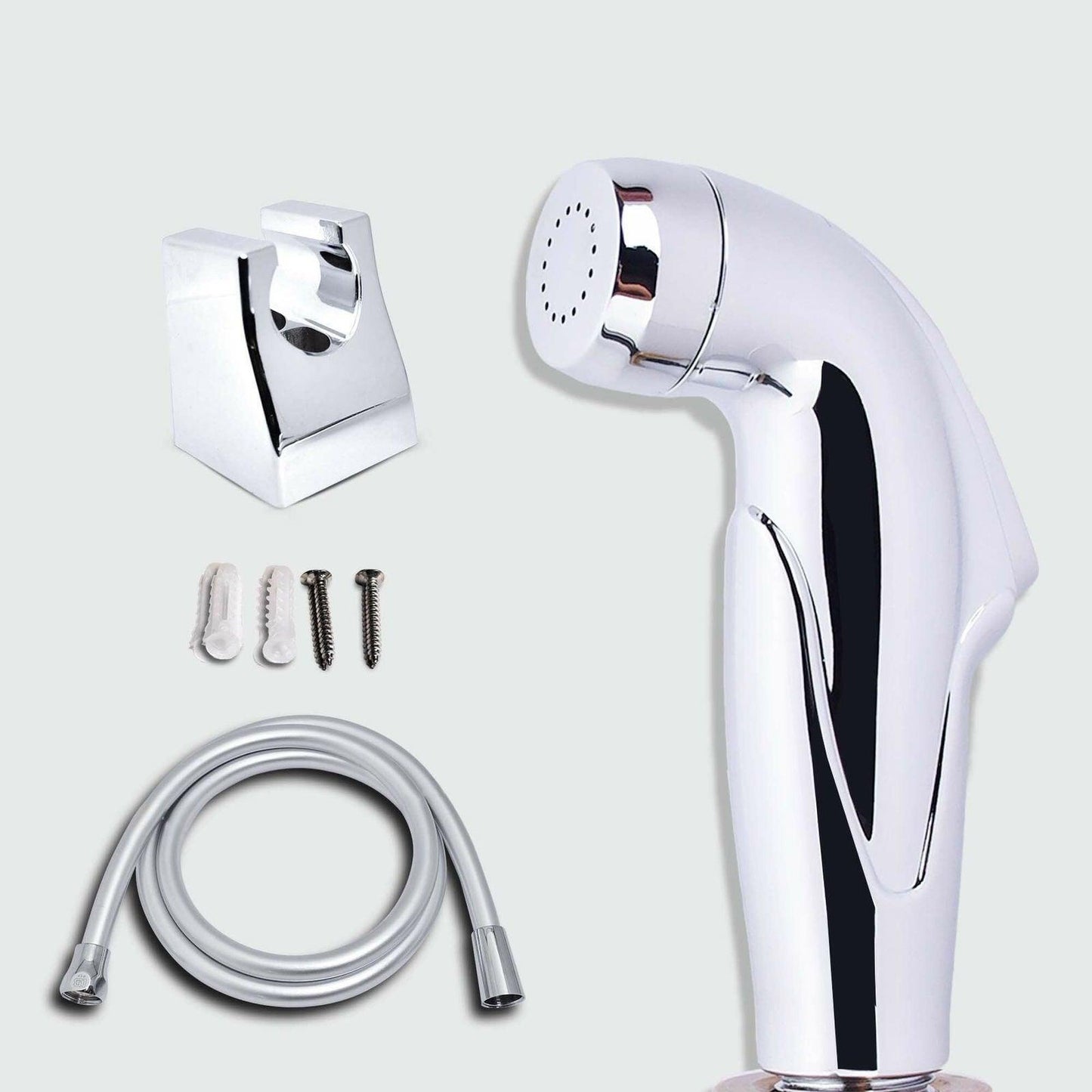 Abs Chrome Toilet Spray Hygiene Faucet with Hose and Holder and Faucet Set - D&B Bathware