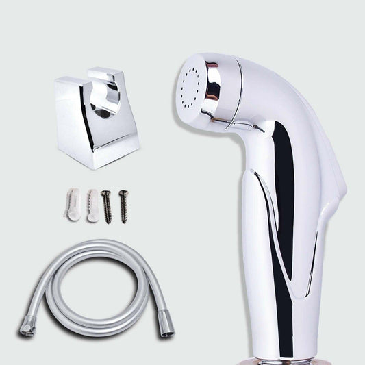 Abs Chrome Toilet Spray Hygiene Faucet with Hose and Holder and Faucet Set - D&B Bathware