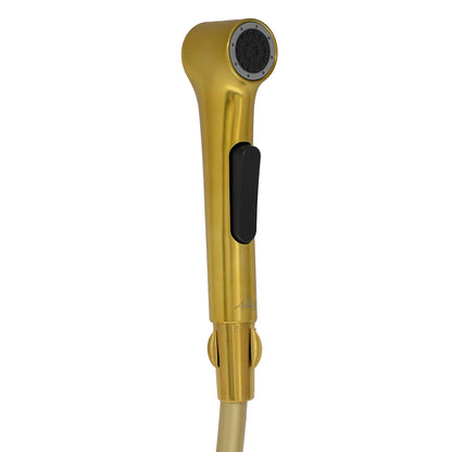D&B Bathware ABS Health Faucet Set for Bathroom Superior Performance in Low Water Pressure - Easy Hand Grip (Brushed Gold)