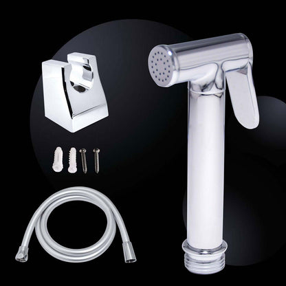 D&B BATHWARE Luxury Brass Chrome Jet Spray with Hose and Holder – Ultimate Hygiene Upgrade - D&B Bathware