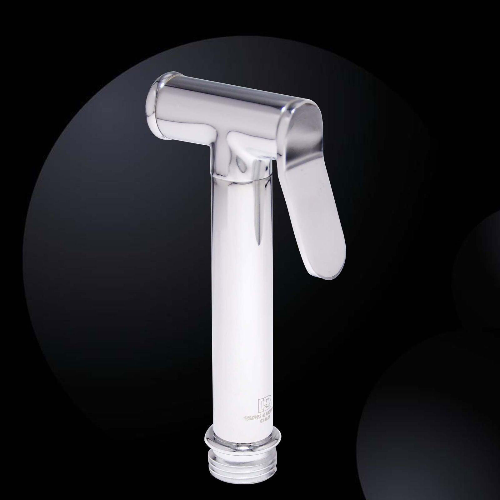 D&B BATHWARE Luxury Brass Chrome Jet Spray with Hose and Holder – Ultimate Hygiene Upgrade - D&B Bathware