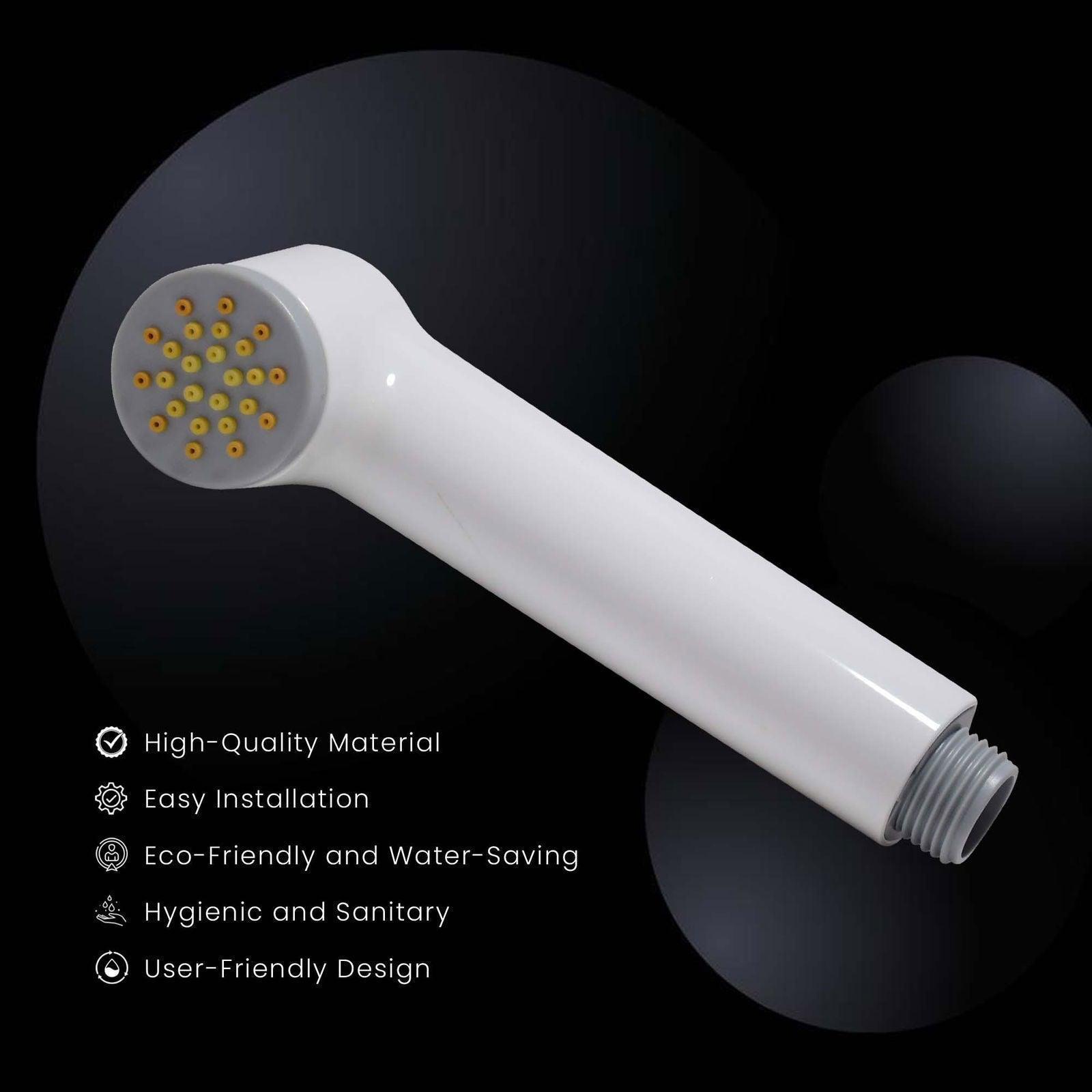 D&B BATHWARE Premium Bathroom Jet Spray with Hose and Holder Toilet – Wall-Mount Installation Faucet - D&B Bathware