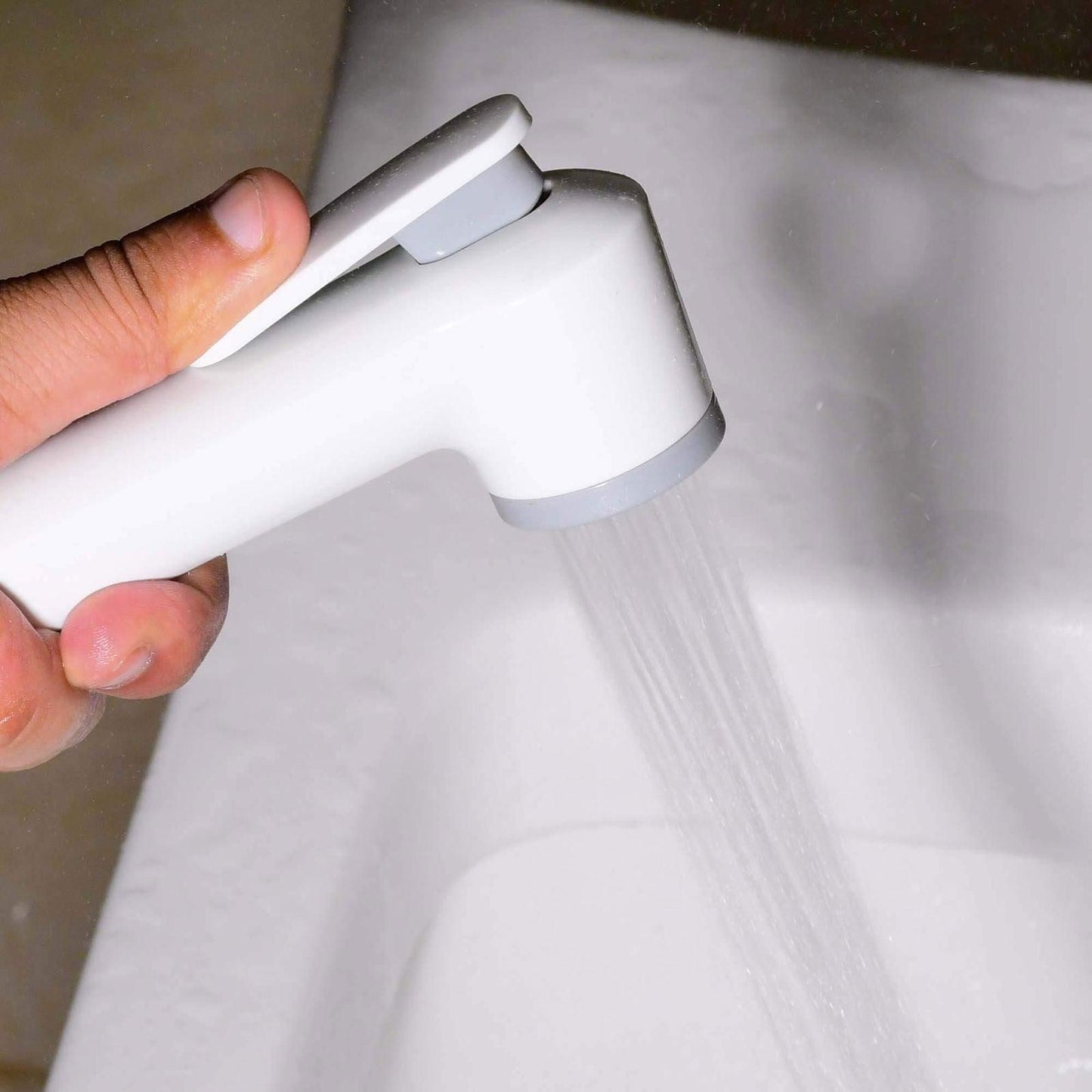 D&B BATHWARE Premium Bathroom Jet Spray with Hose and Holder Toilet – Wall-Mount Installation Faucet - D&B Bathware