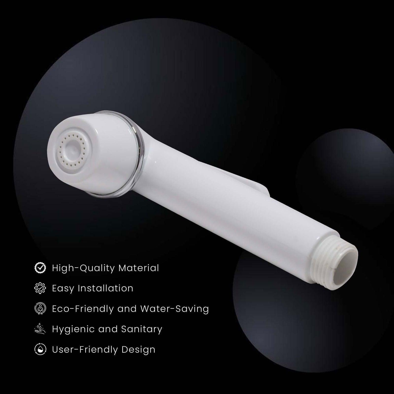 D&B BATHWARE Toilet Jet Spray Kit – 1m Hose with Wall Bracket for Seamless Wall-Mount Setup - D&B Bathware