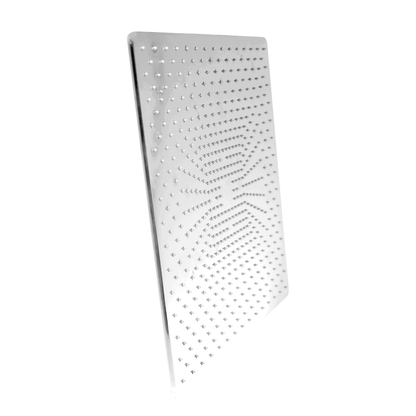 D&B Bathware Cozy Overhead Shower - Square Rain Shower Head | Slim Design | Ideal for Bathrooms | SUS 304 Grade | Chrome Finish (Silver, 10" Inch) - D&B Bathware