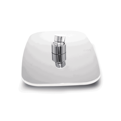 D&B Bathware Float Overhead Shower - Rectangle Rain Shower Head | Slim Design | Ideal for Bathrooms | SUS 304 Grade | Chrome Finish - D&B Bathware