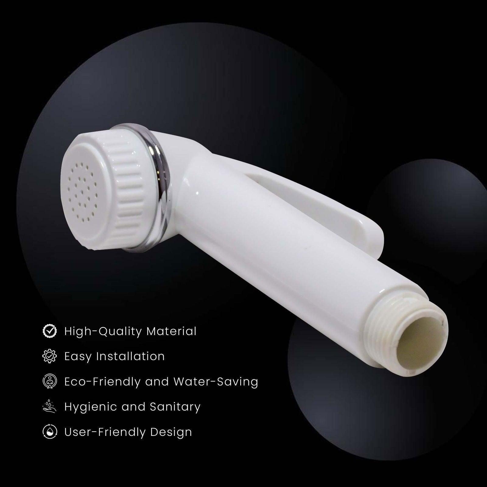 Deluxe Toilet Jet Spray Set – 1m Hose & Wall Bracket for Easy Wall-Mount Installation - D&B Bathware