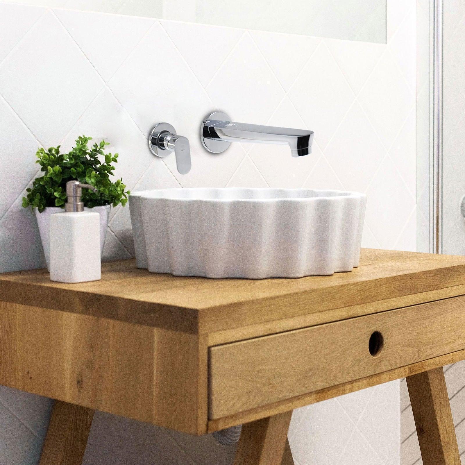 Deutsche Wall Mounted Basin/Bath Mixer Combo Upper Part | Premium Mixer for Bathroom & Bath - D&B Bathware