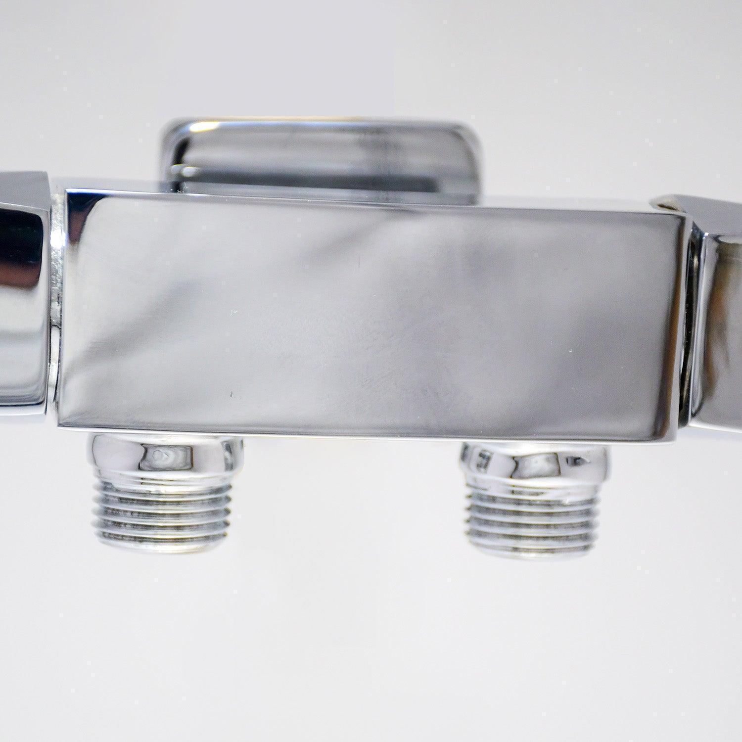 ENIGMA Brass 2Way Angle Valve Tap with Brass Flange Ideal for Bathroom & Kitchen - D&B Bathware