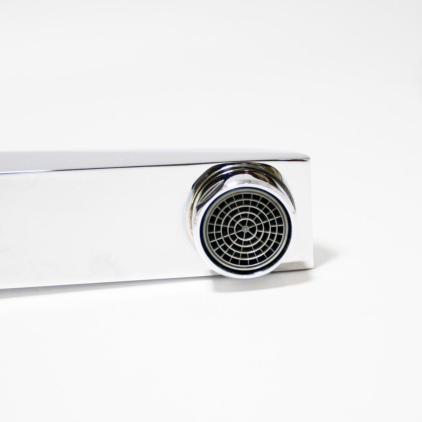ENIGMA Brass Bath Spout Tap | Chrome Finish Tap With Brass Flange Bathtub Filler - D&B Bathware