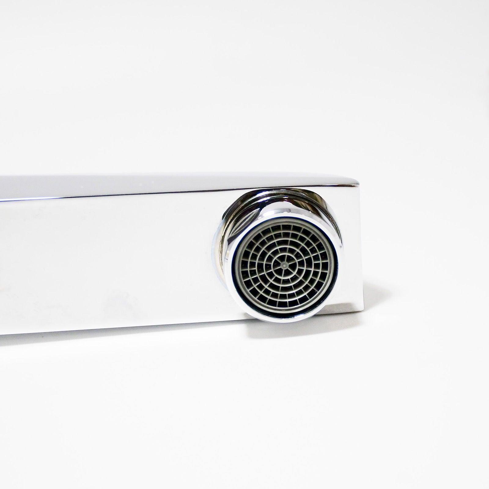 ENIGMA Brass Bath Spout Tap | Chrome Finish Tap With Brass Flange Bathtub Filler - D&B Bathware