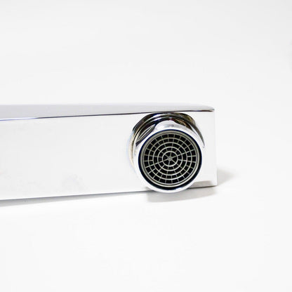 ENIGMA Brass Bath Spout Tap | Chrome Finish Tap With Brass Flange Bathtub Filler - D&B Bathware