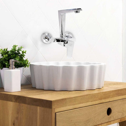 ENIGMA Brass Kitchen Sink Mixer Single Lever Wall Mounted Brass Spout Complete - D&B Bathware