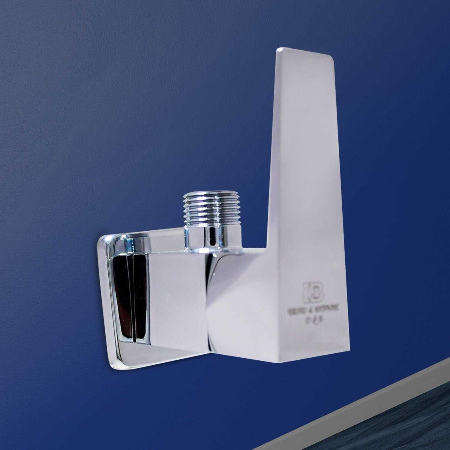 ENIGMA Full Brass Angle Valve Tap with Brass Flange – Durable Tap, Angle cock - D&B Bathware