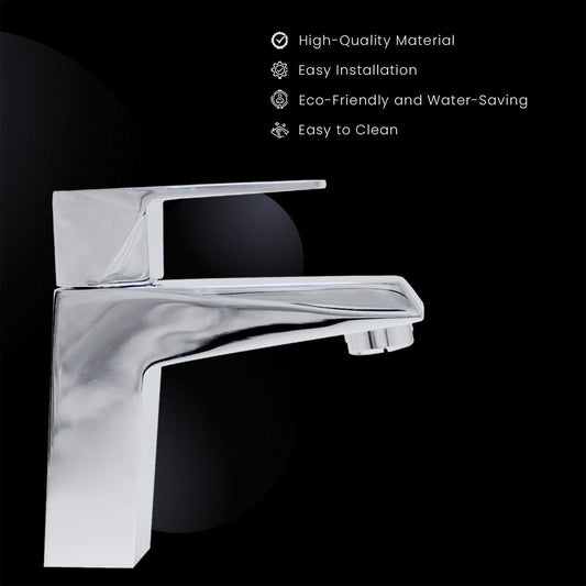 ENIGMA Full Brass Pillar Cock – Chrome Finish Tap Ideal for Bathroom and Kitchen - D&B Bathware