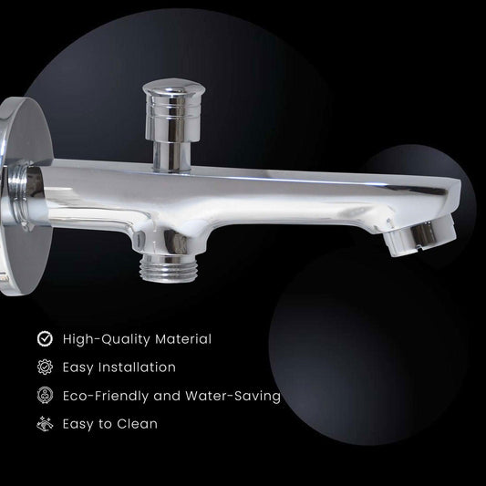 ENIGMA Tip-Ton High-Flow Brass Bath Spout Tub Filler Tap Ideal for Bathroom - D&B Bathware