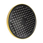 Fiona Brushed Gold Overhead Shower – Solid ABS Rain Shower Head | High Pressure Water Flow | Anti-Clog Nozzles | Rust-Resistant