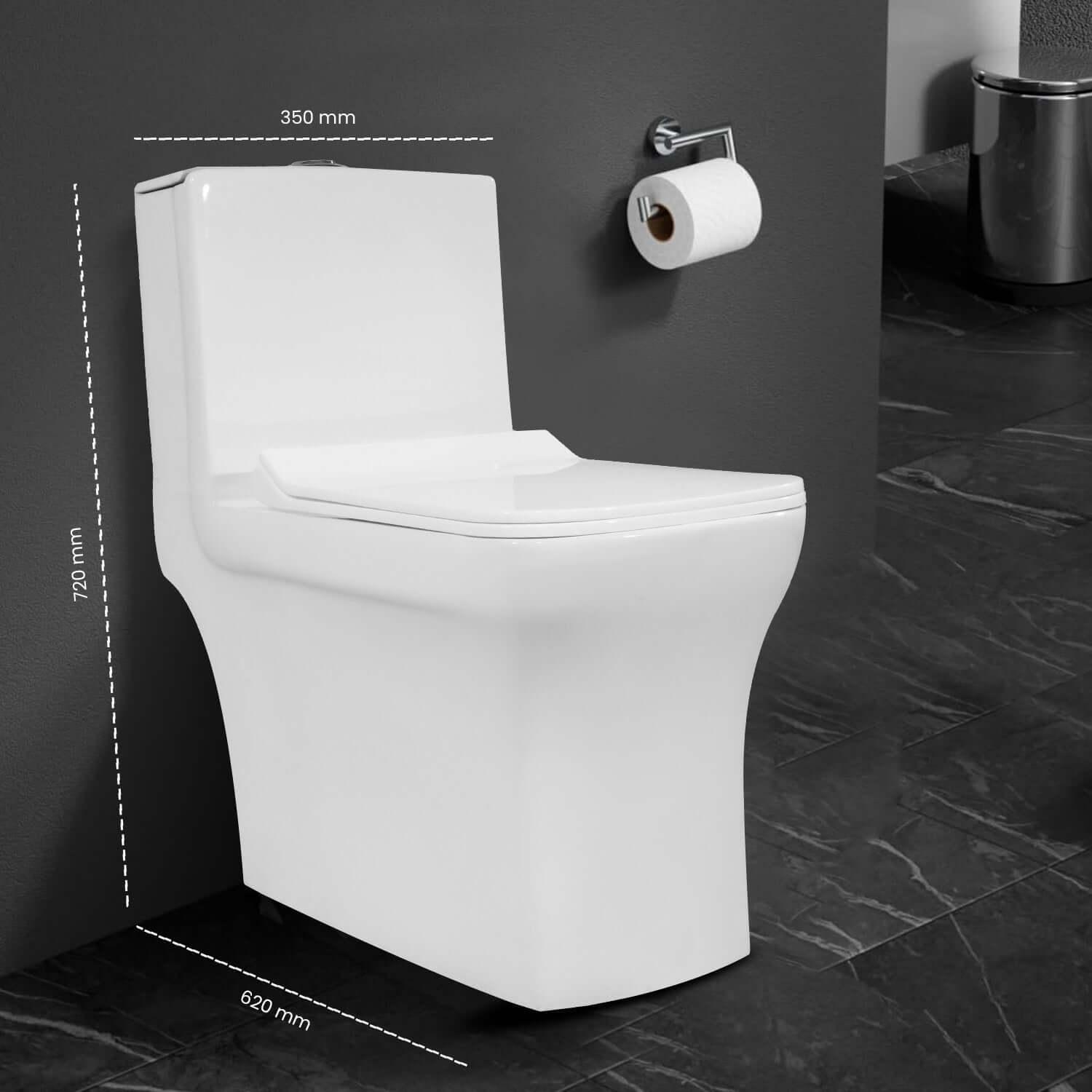 Grace One Piece Closet | Sleek and Modern Toilet Design - D&B Bathware