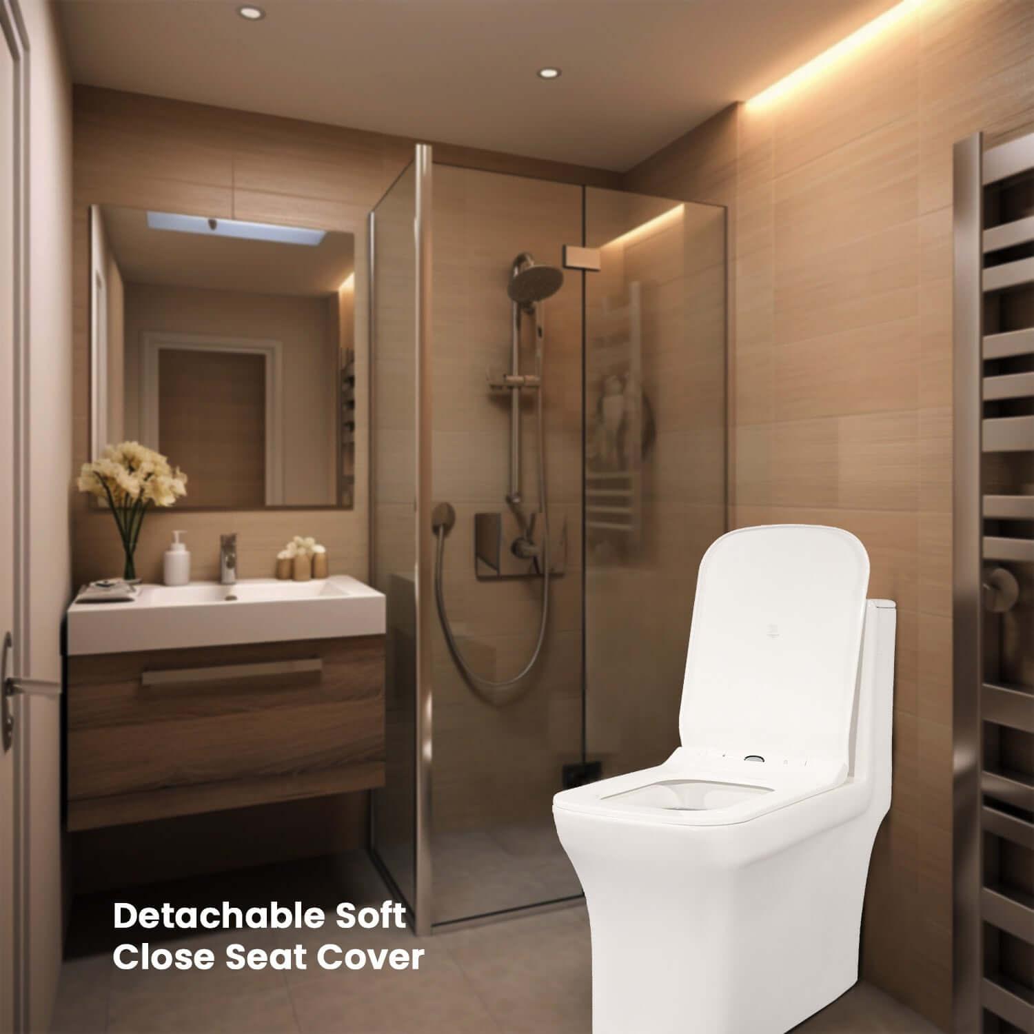 Grace One Piece Closet | Sleek and Modern Toilet Design - D&B Bathware