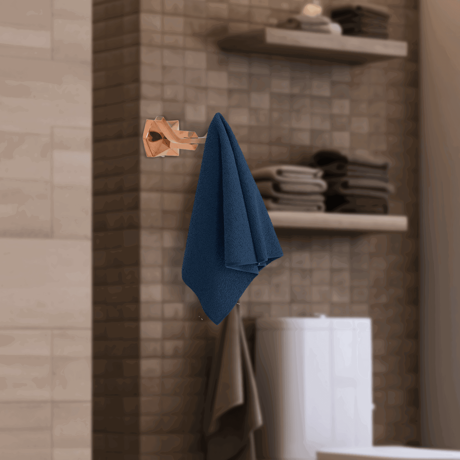 Gloria Rose Gold Coat Hook – Stylish & Durable Wall Hook for Home - D&B Bathware