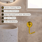 Gold Coat Hook or Robe Hook for Bathroom Accessories – Elegant & Functional Design - D&B Bathware