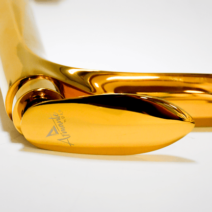 Gold Extended Tall Pillar Tap | Stylish & Durable Bathroom Tap for Modern Basins - D&B Bathware