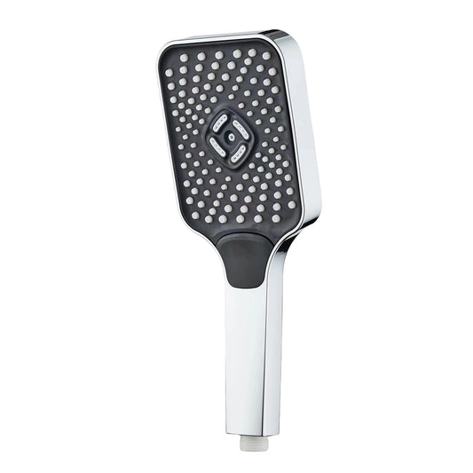 D&B Ripple Hand Shower Set – Silver Chrome with 1.5m PVC Hose & Wall Holder