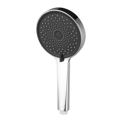D&B Wave Hand Shower Set – Silver Chrome with 1.5m PVC Hose & Wall Holder
