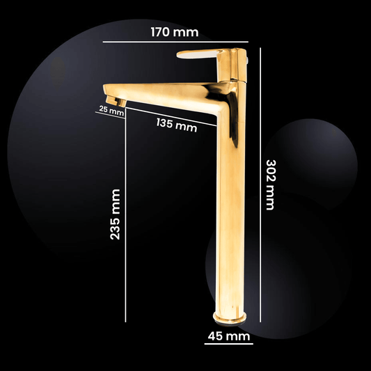 Ivano Extended Tall Pillar Tap – Premium 1060g Faucet for Modern Kitchens & Bathrooms - D&B Bathware