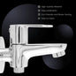 IVANO 2-Way Brass Bib Cock with Chrome Finish – Tap Ideal for Bathroom, Kitchen - D&B Bathware