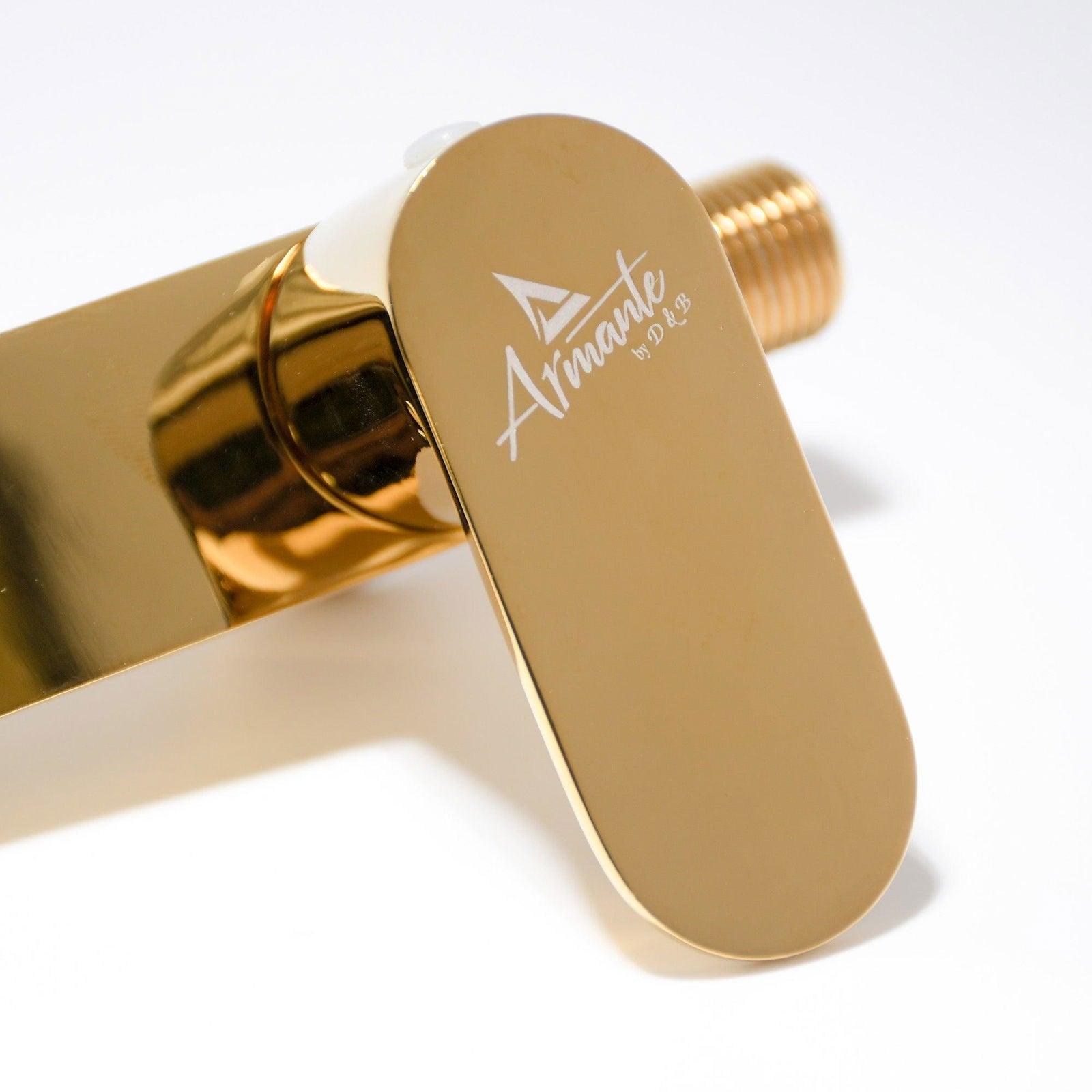 Ivano Long Body Tap Gold Bathroom Tap – Elegant & Durable | Premium Quality - D&B Bathware