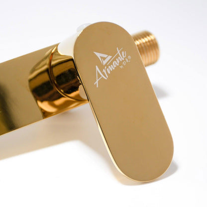 Ivano Long Body Tap Gold Bathroom Tap – Elegant & Durable | Premium Quality - D&B Bathware