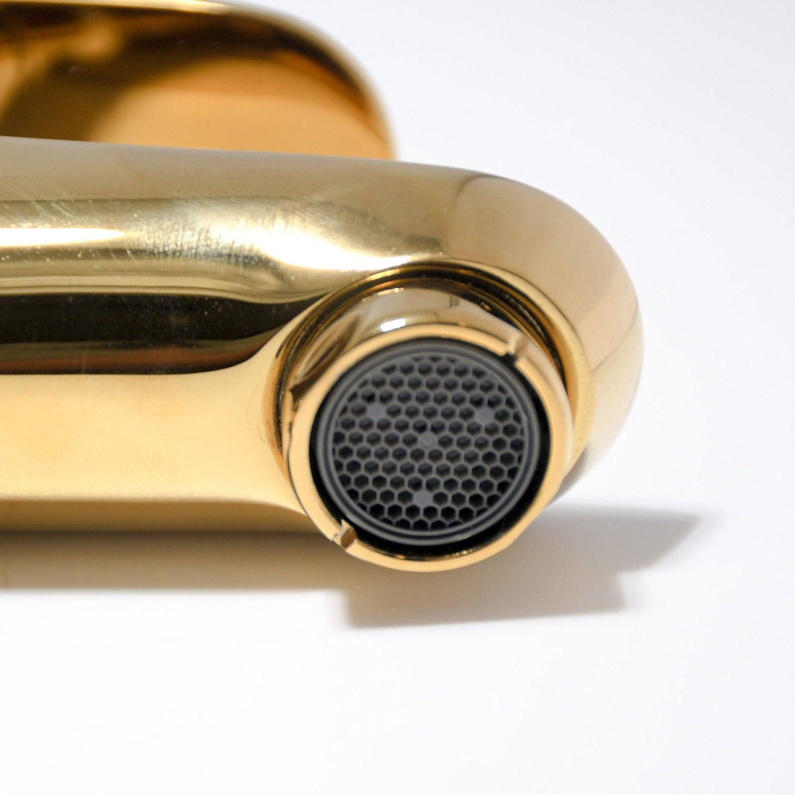Ivano Long Body Tap Gold Bathroom Tap – Elegant & Durable | Premium Quality - D&B Bathware