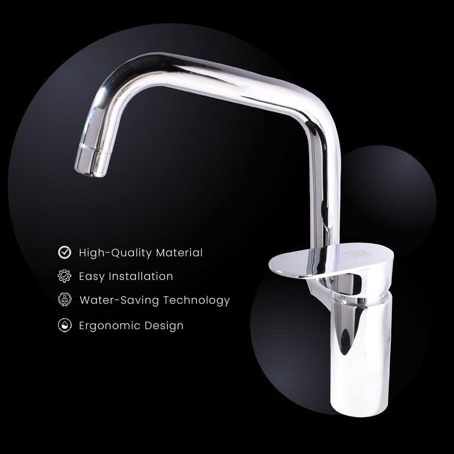 Kitchen Sink Mixer Single Lever (Table Mounted) | Modern & Durable Faucet for Kitchens - D&B Bathware
