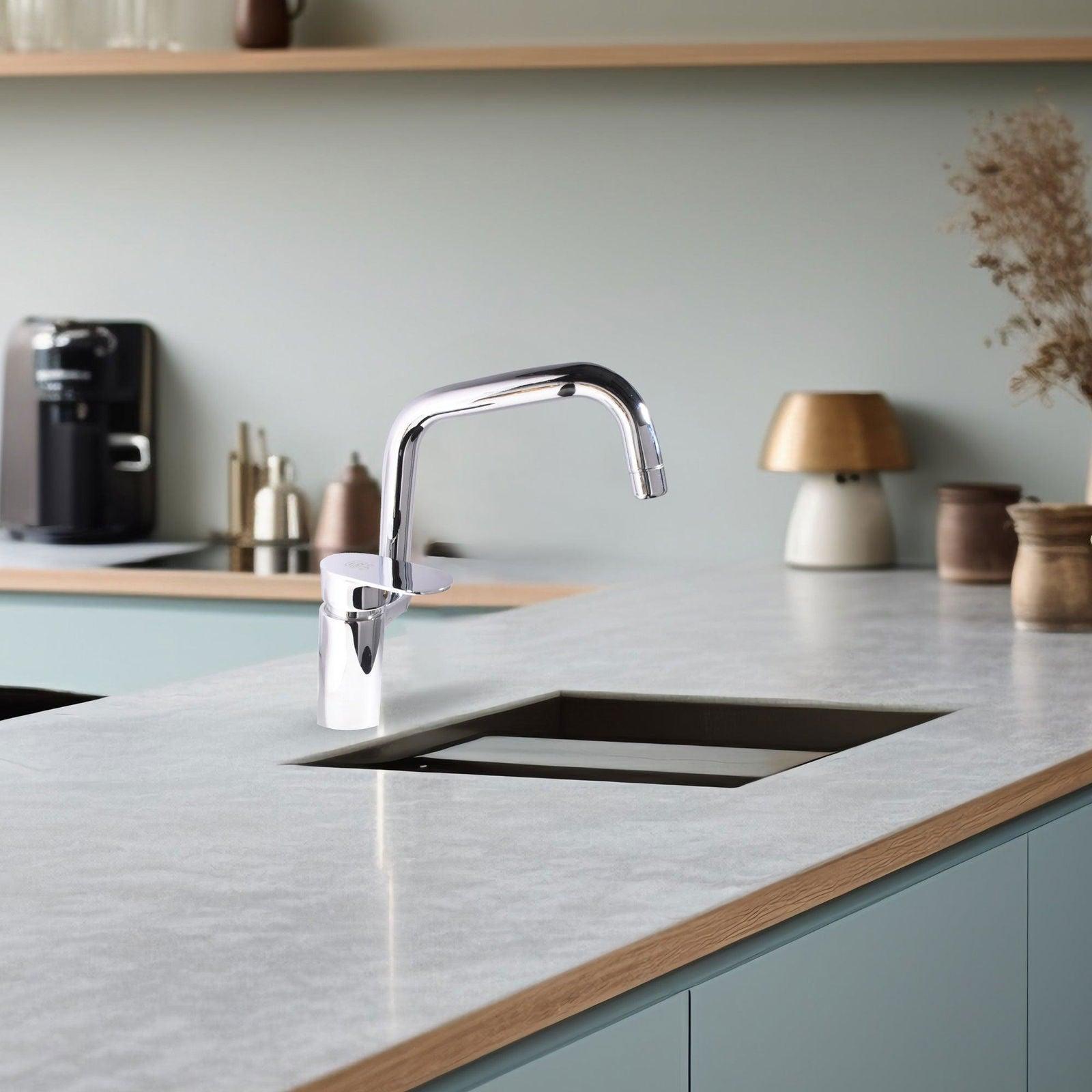 Kitchen Sink Mixer Single Lever (Table Mounted) | Modern & Durable Faucet for Kitchens - D&B Bathware
