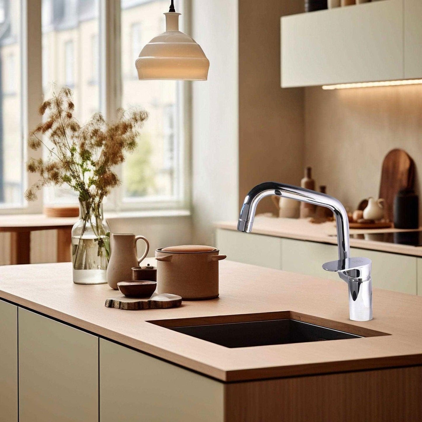 Kitchen Sink Mixer Single Lever (Table Mounted) | Modern & Durable Faucet for Kitchens - D&B Bathware