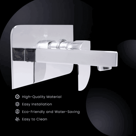 LEAF VIVENTE Full Brass Single Lever 2 Inlet Upper Parts High Flow Diverter 46mm Diverter Faucet (Wall Concealed Installation Type) - D&B Bathware