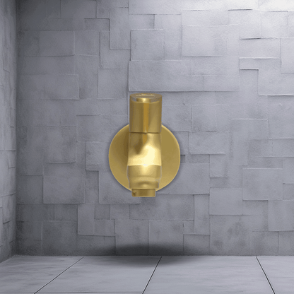 Lazzaro Brushed 2 Way Bib Cock - Premium Quality & Stylish Bathroom Faucet - D&B Bathware