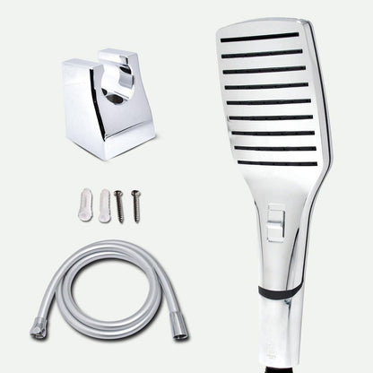 Luxury Rainfall Dual Function Hand Shower Set with 1.5m SS Pipe and Wall Hook Shower Head - D&B Bathware