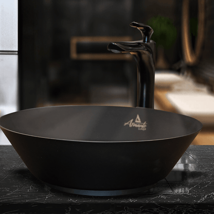 Milano Metallic Wash Basins - Beast Black | Elegant Bathroom Solutions - D&B Bathware