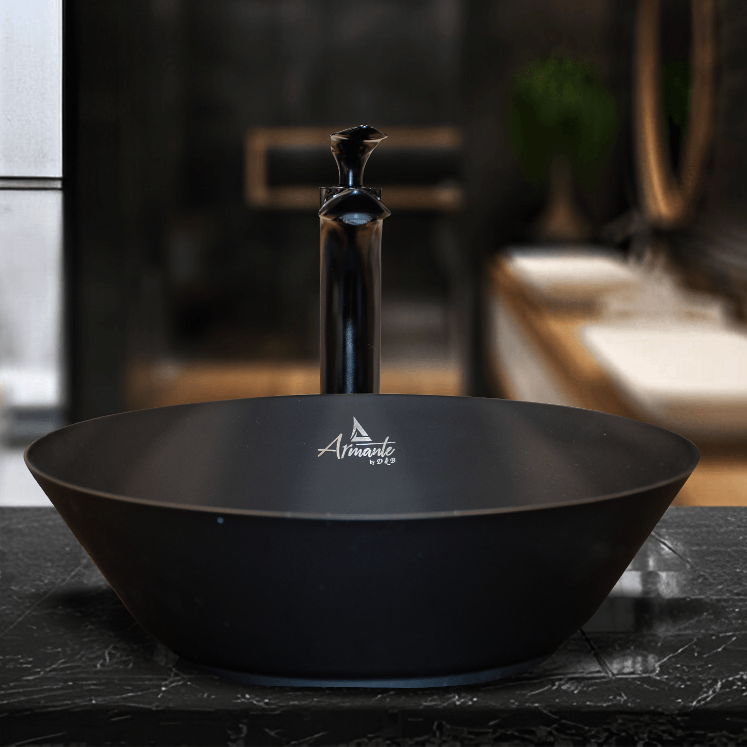 Milano Metallic Wash Basins - Beast Black | Elegant Bathroom Solutions - D&B Bathware