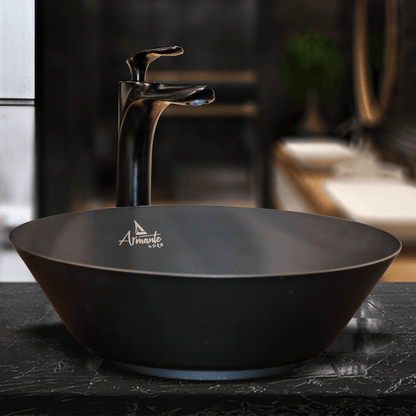 Milano Metallic Wash Basins - Beast Black | Elegant Bathroom Solutions - D&B Bathware