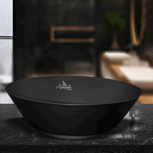 Milano Metallic Wash Basins - Beast Black | Elegant Bathroom Solutions - D&B Bathware