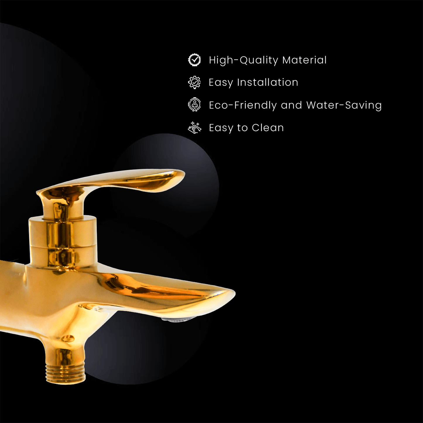 Nautica 2 Way Bib Cock - Gold | Elegant & Durable Bathware | DB Bathware - D&B Bathware