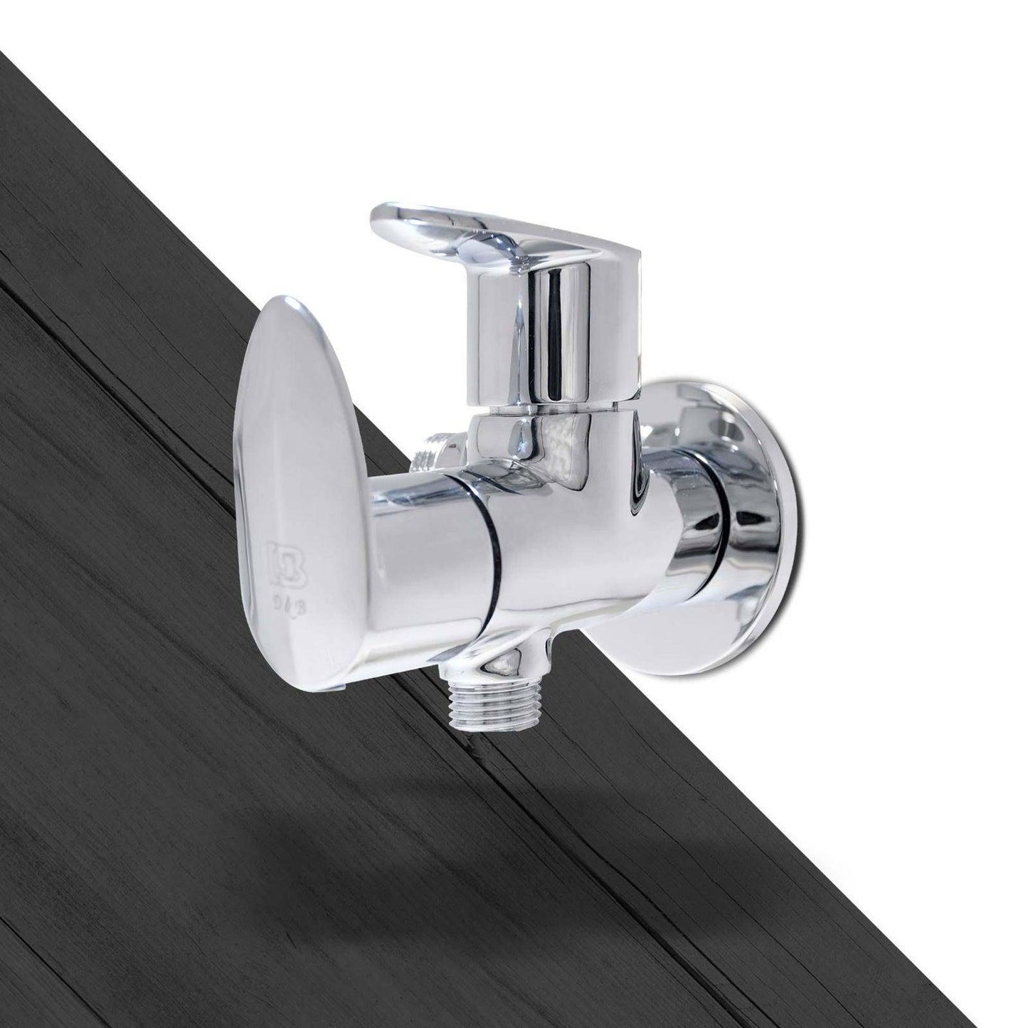 NAUTICA Brass 2 Way Angle Valve Tap with Flange for Bathroom & Kitchen - D&B Bathware