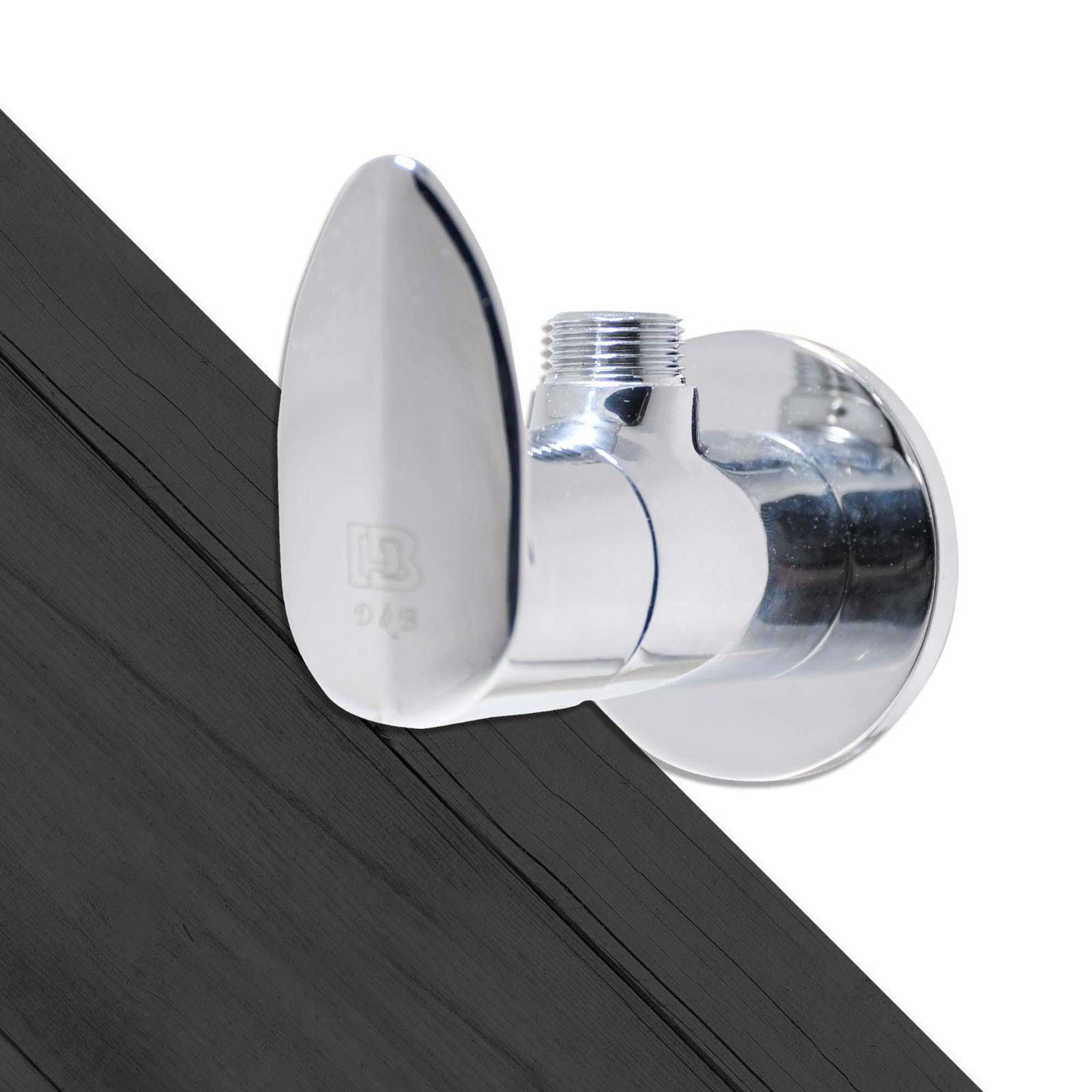NAUTICA Brass Angle Valve with Flange – Durable Tap, Stylish Angle cock - D&B Bathware