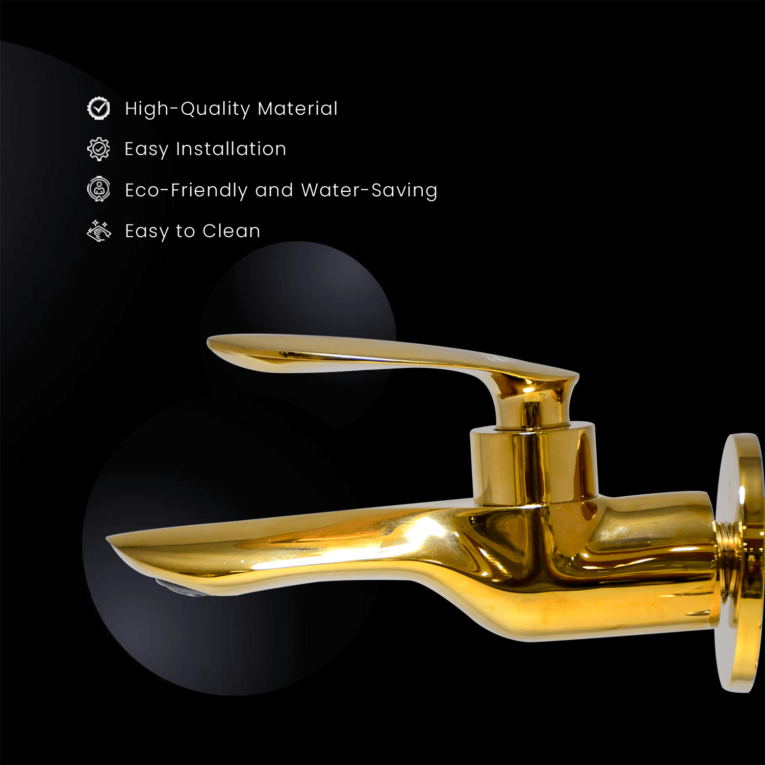 Nautica Long Body Tap - Gold | Premium Bathroom Tap | DB Bathware - D&B Bathware