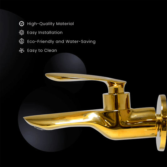 Nautica Long Body Tap - Gold | Premium Bathroom Tap | DB Bathware - D&B Bathware